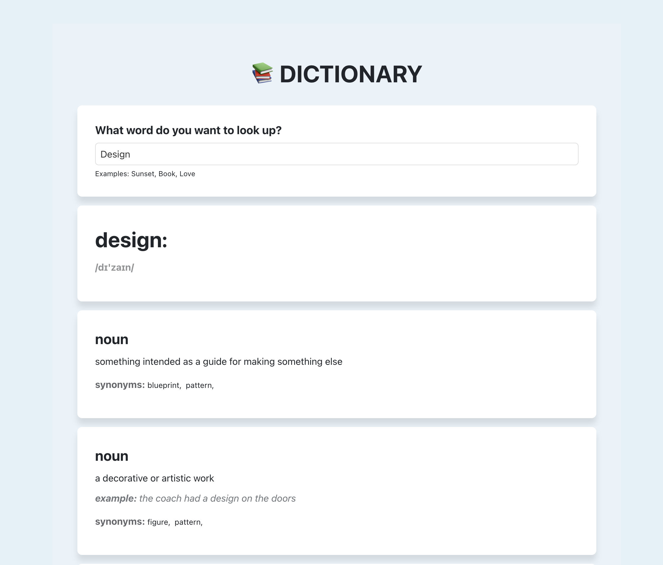 dictionary app